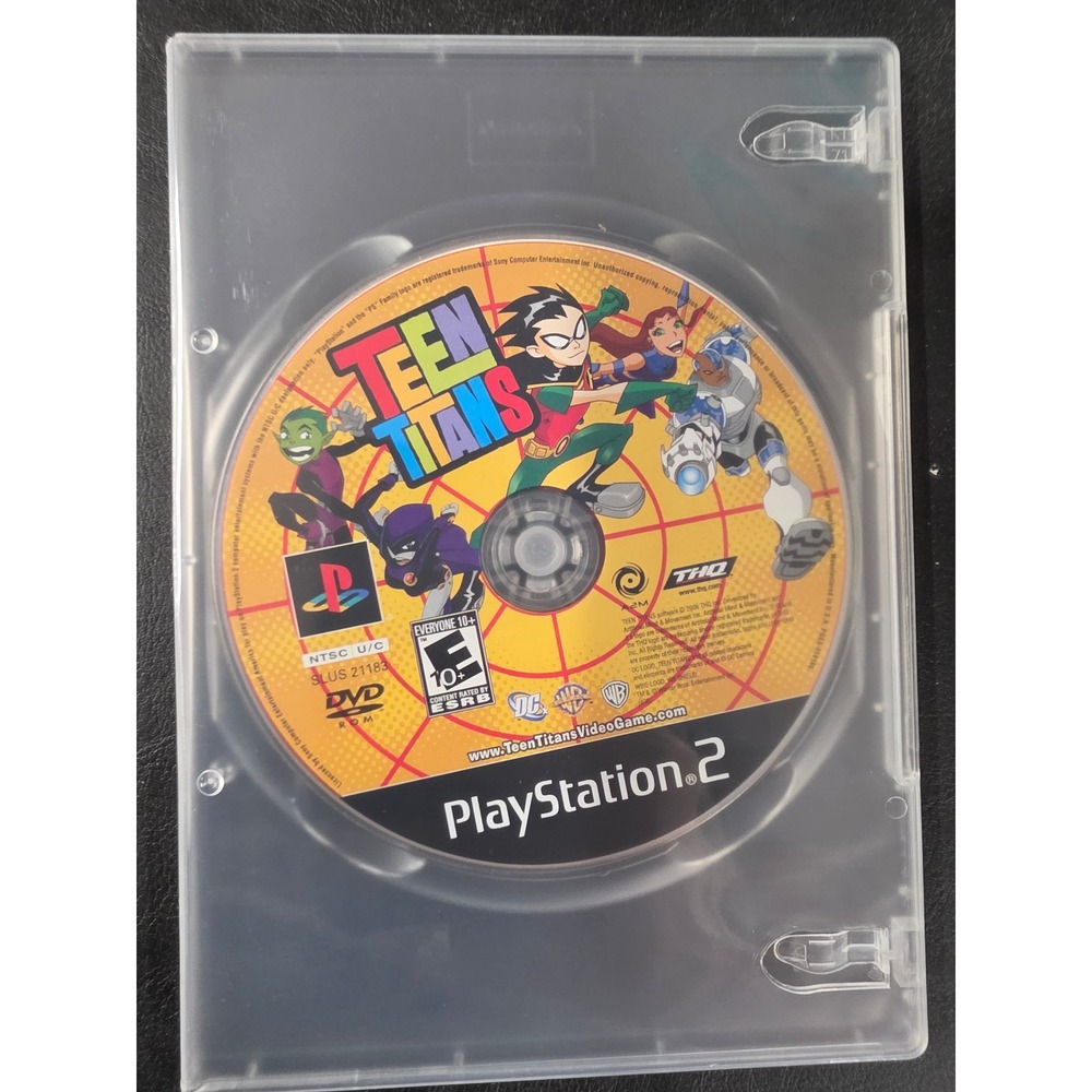 Teen Titans Sony PlayStation 2 PS2 Game Disc Only SLUS 21183 THQ DC Comics